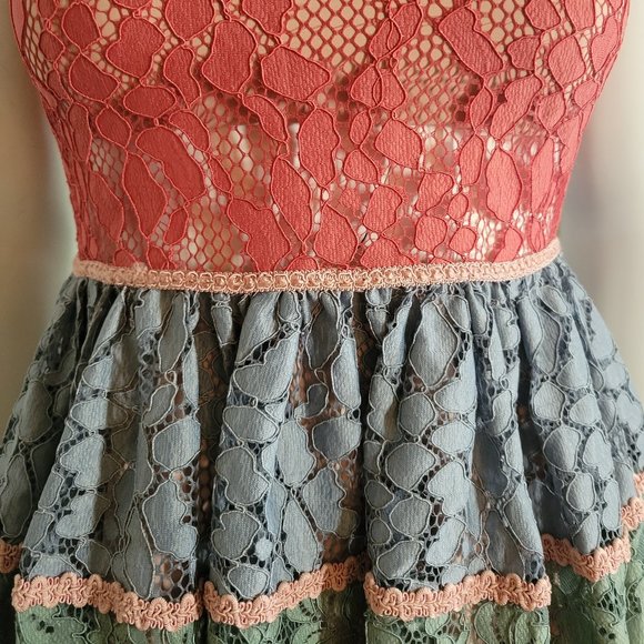 ALEXIS Vedette Colorblock A-Line Dress - Picture 5 of 8